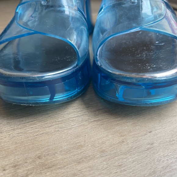 JEFFERY CAMBELL Blue 💙 Barbie Platform Sandals - Picture 7 of 9